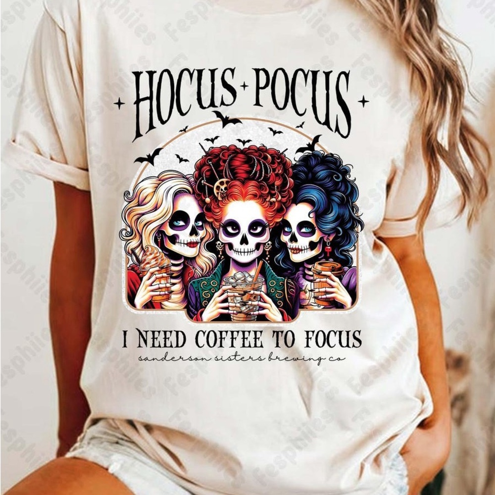 Hocus Pocus Halloween shirt. Made to order